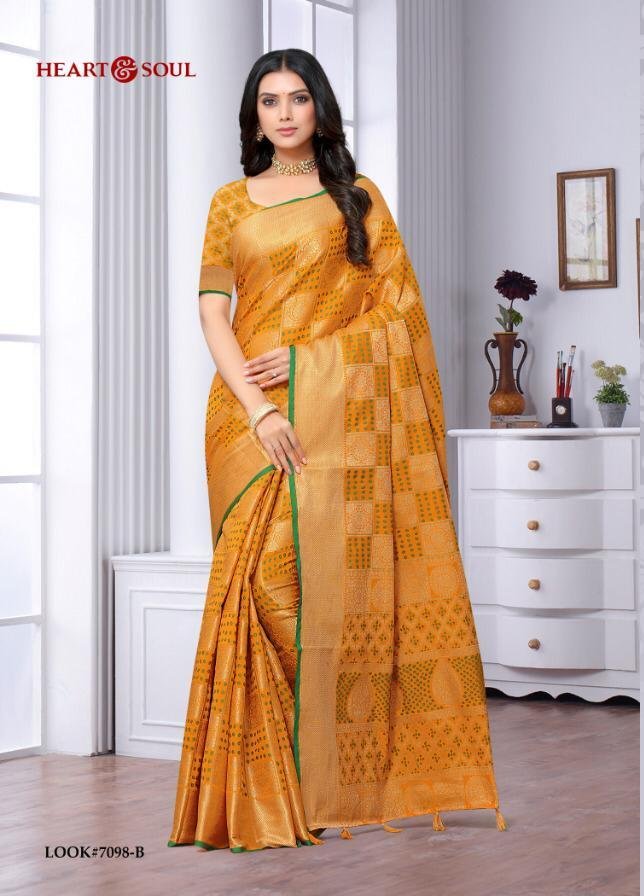 Heart & Soul Bandhani Weaves 7097-7099 Series 4