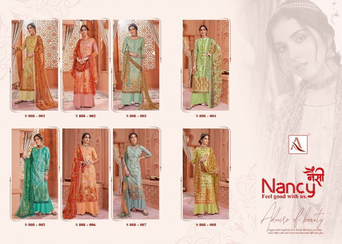 Alok Suit Nancy 808-001 to 808-008 Series 9