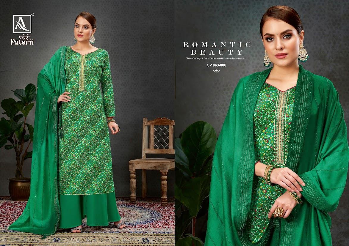Alok Suit Patorii 1063-001 to 1063-008 Series 6