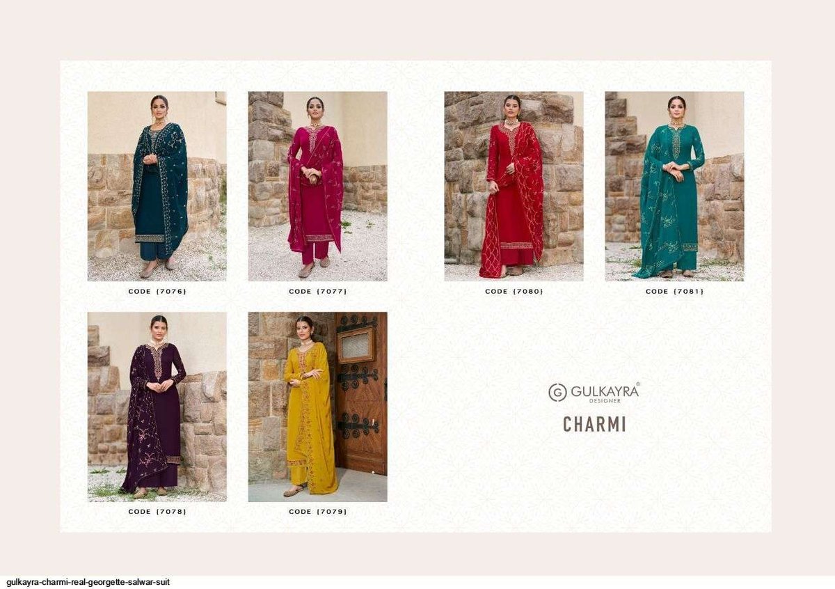 Gulkayra Designer Charmi 7076-7081 Series 7