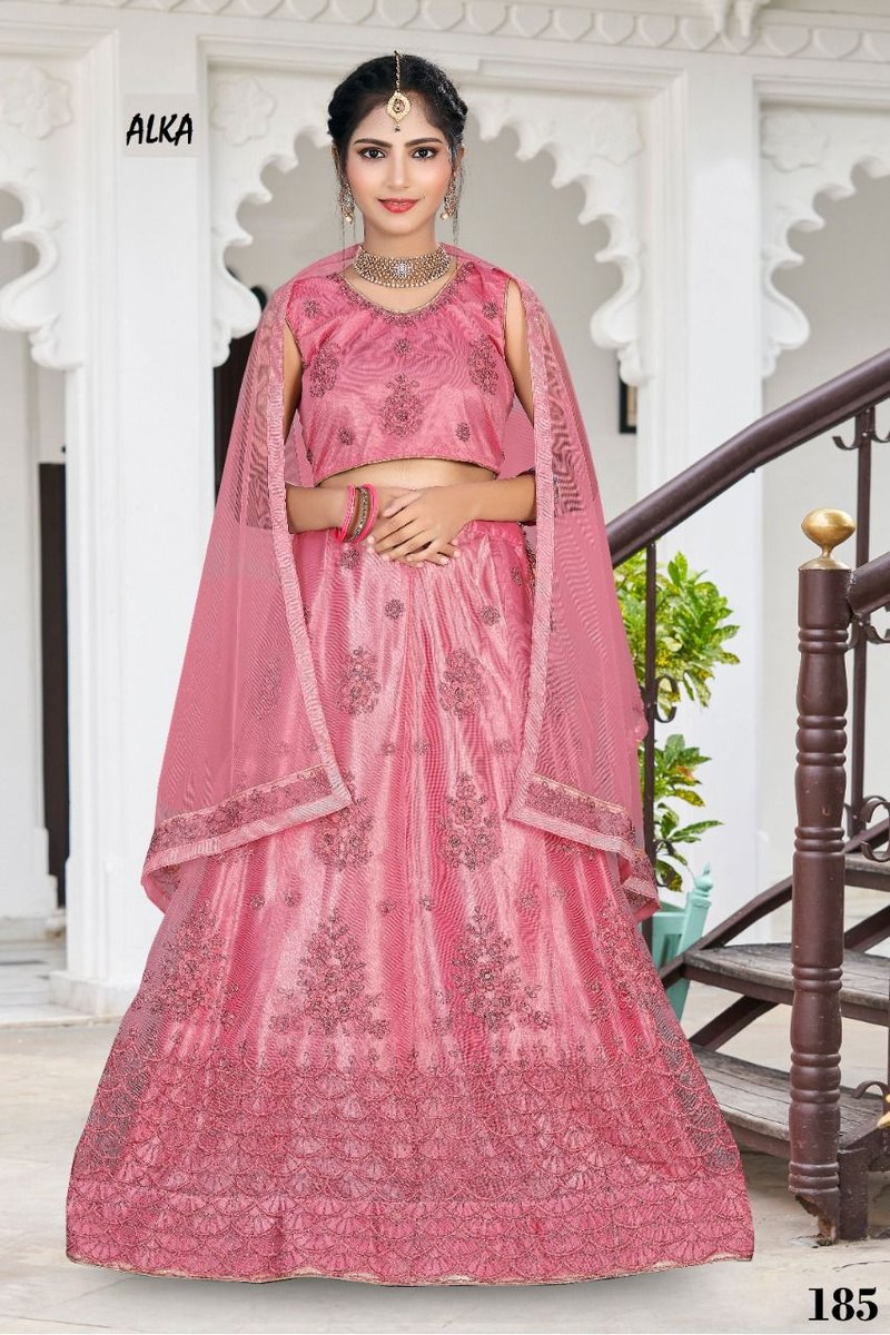 Alka Kidswear Lehenga Vol-19 183-186 Series 3