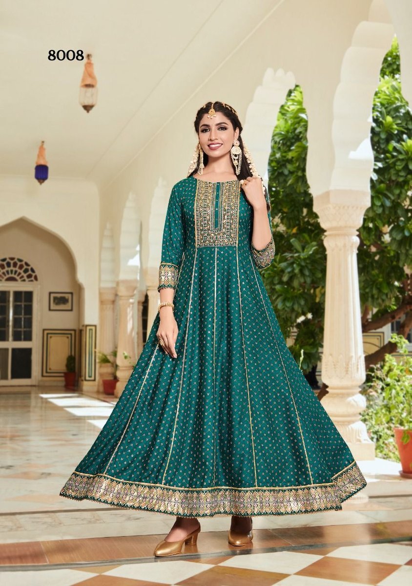 Kajal Style Fashion Colorbar Vol-8 8001-8008 Series 8