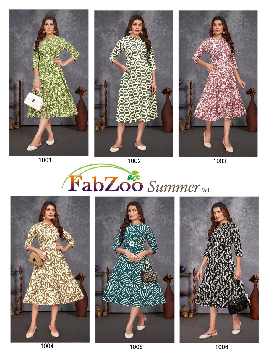 FABZOO SUMMER VOL-1 1001 TO 1006 7