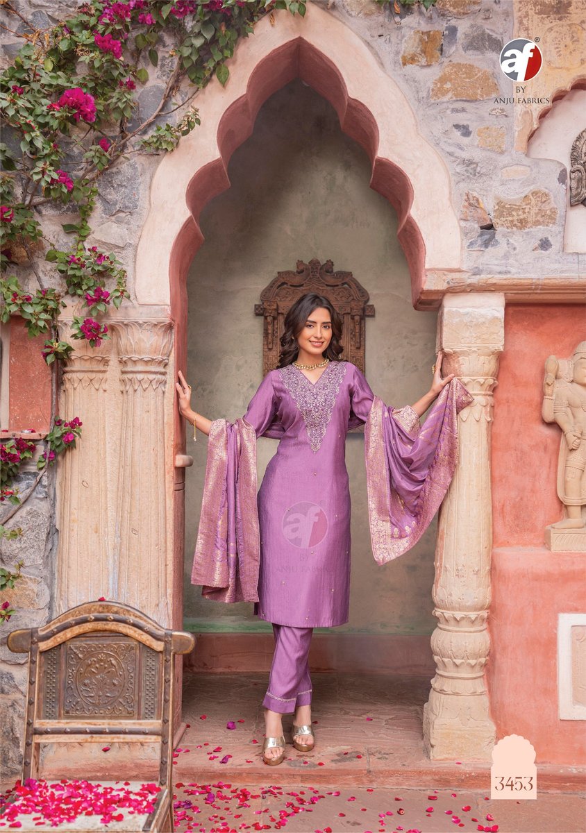 ANJU FABRIC MAYURI VOL-4 3451 TO 3453 3