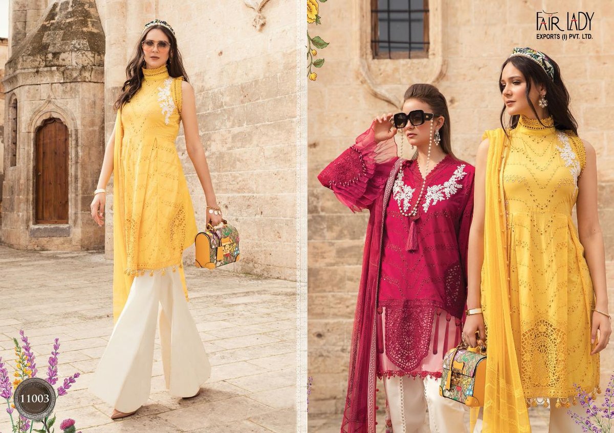 Fair Lady Maria B Lawn M Prints Vol-2 11001-11008 Series 3