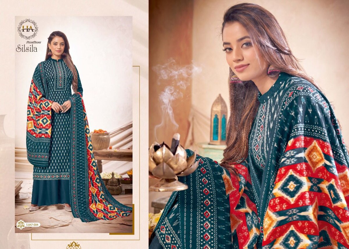 Harshit Fashion Silsila 847-001 to 847-010 Series 4