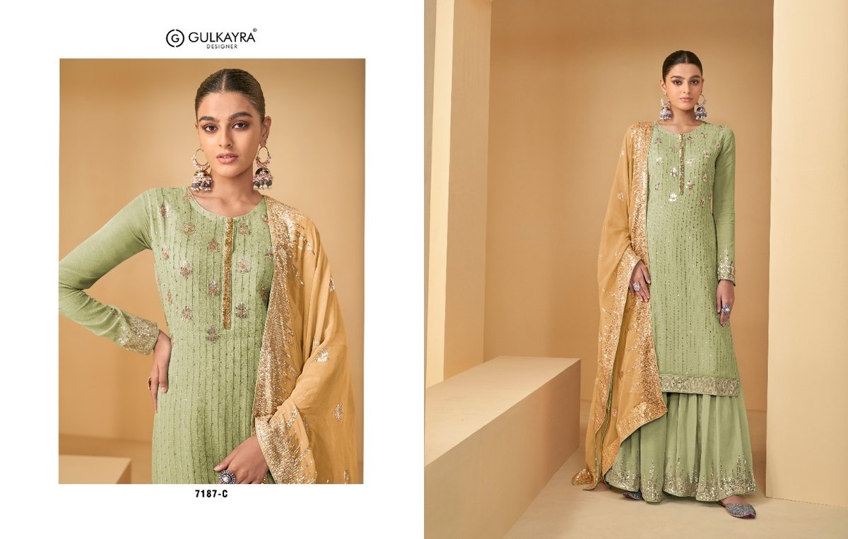Gulkayra Designer Jhilmil 7187 Colors 3