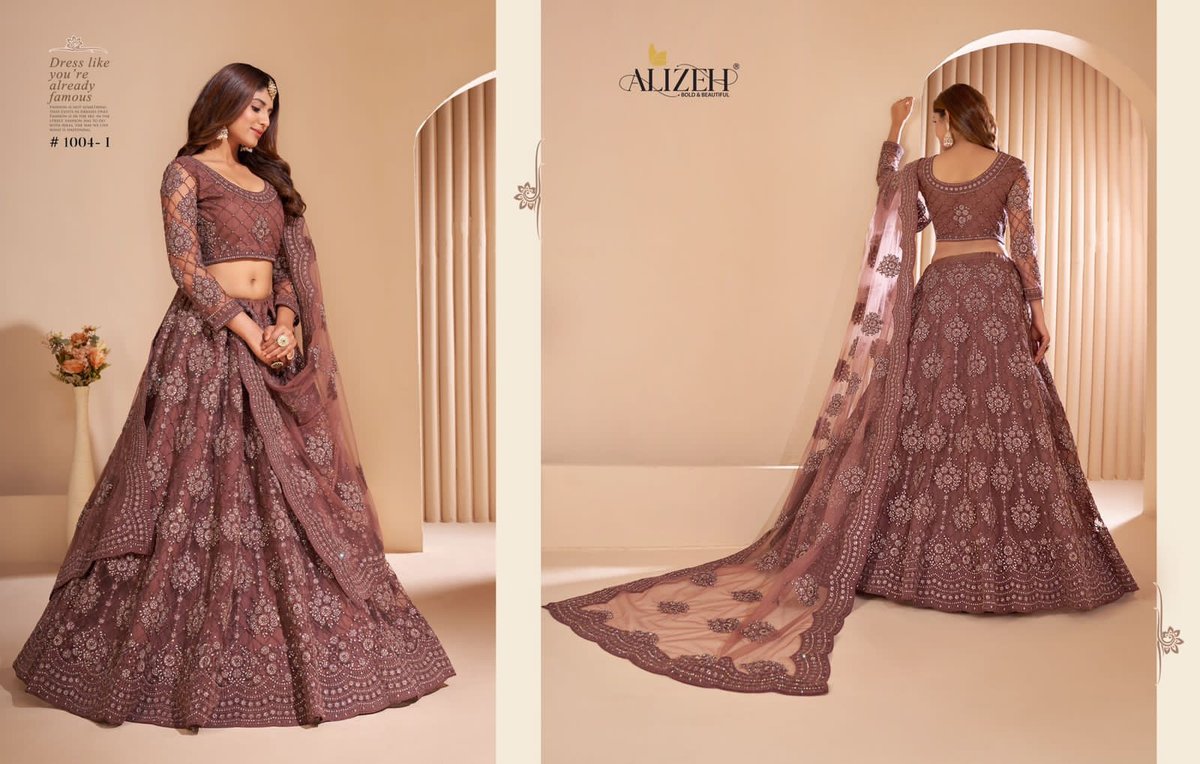 Alizeh Bridal Heritage Colour Splash 1001-1008 series 8