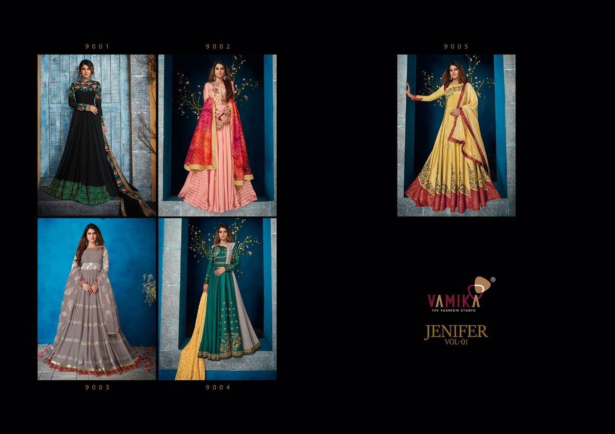 Arihant Designer Vamika Jennifer Winget Vol-1 9001-9005 Series 6