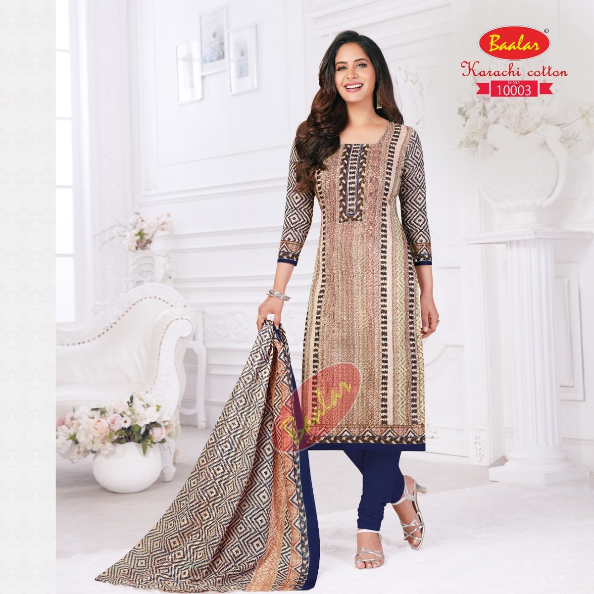 Baalar Karachi Cotton Vol-10 10001-10010 Series 3
