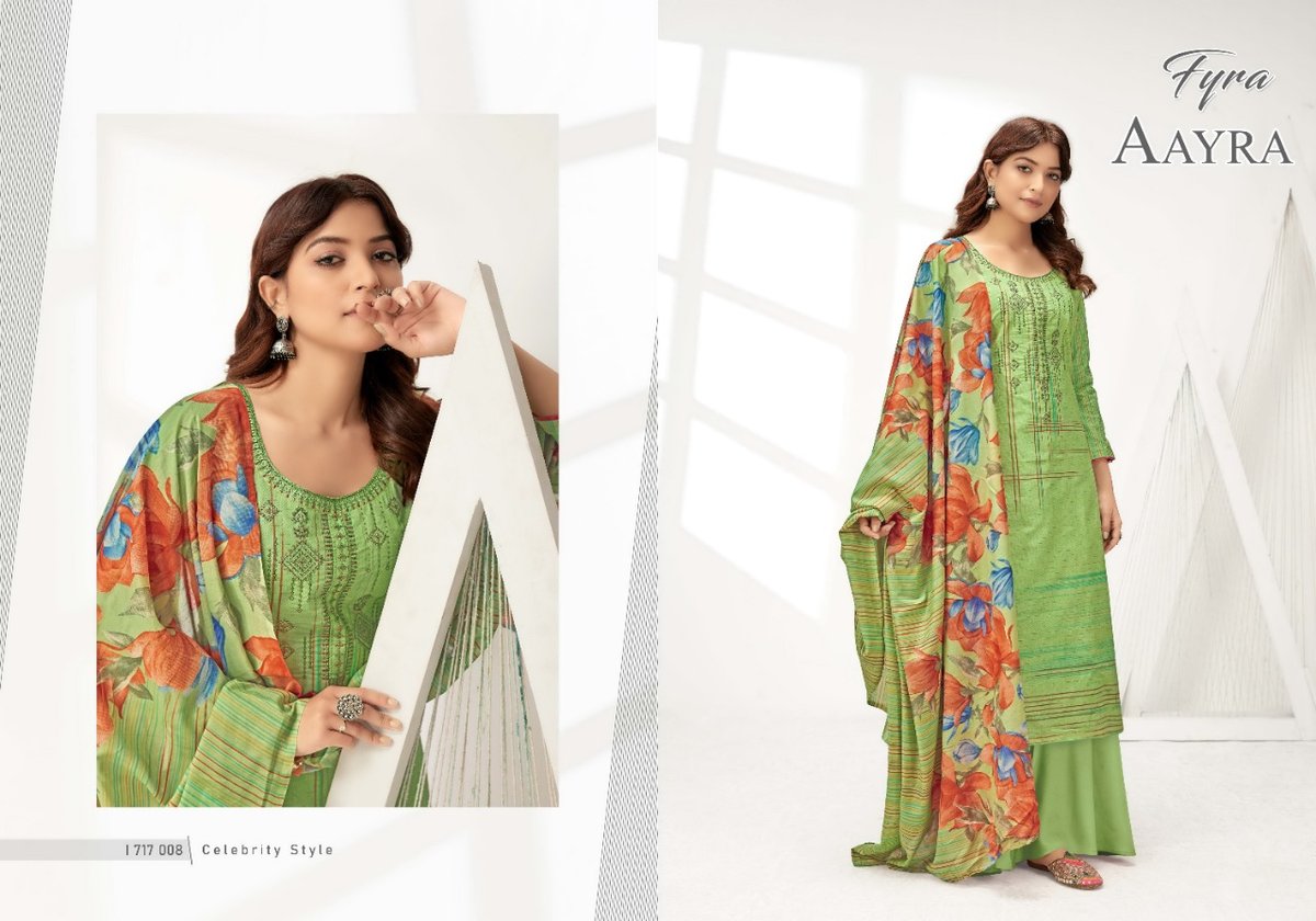 Alok Suits Fyra Aayra 1717-001 to 1717-010 Series 8