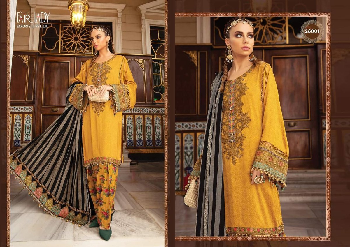 Fair Lady Maria.B.Lawn Collection 26001-26007 Series 1
