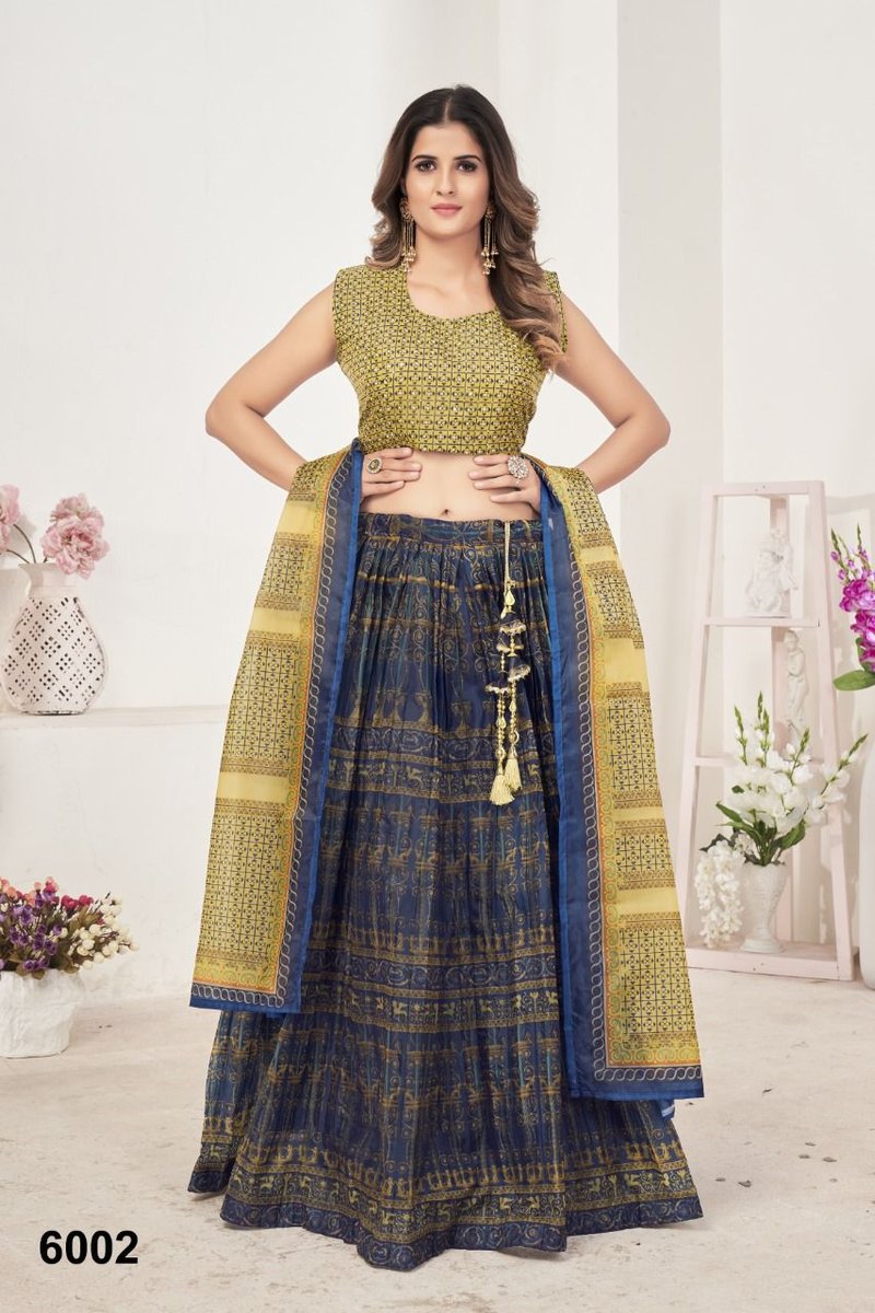 Nazneen Lehenga Akrut 6001-6011 Series 2