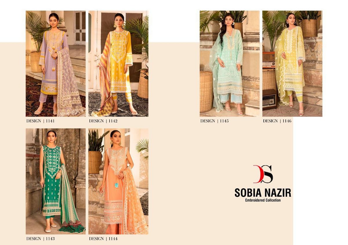 Deepsy Suits Sobia Nazir 1141-1146 Series 7