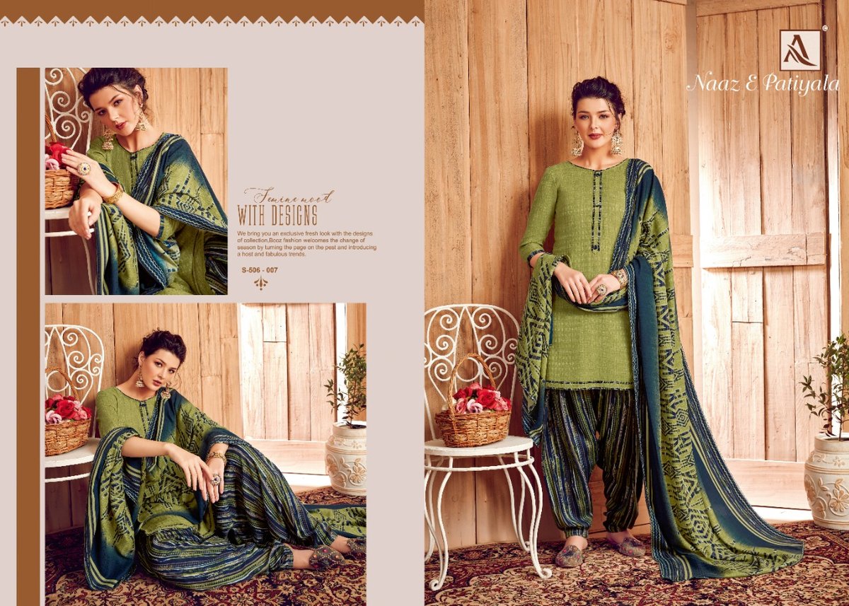 Alok Suits Naaz E Patiyala 506-001-506-010 Series 7