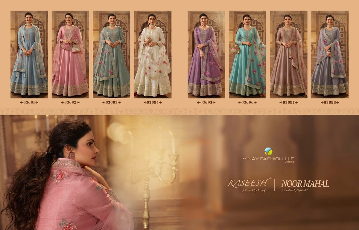Vinay Fashion Kaseesh Noor Mahal 63691-63698 Series 9