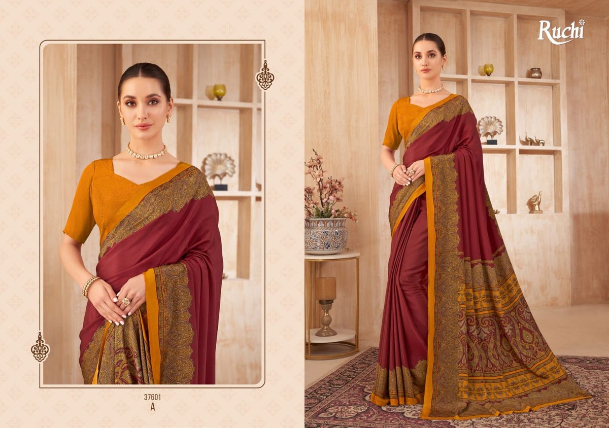 RUCHI SAREE VIVANTA SILK VOL-38 37601-A TO 37603-D 1