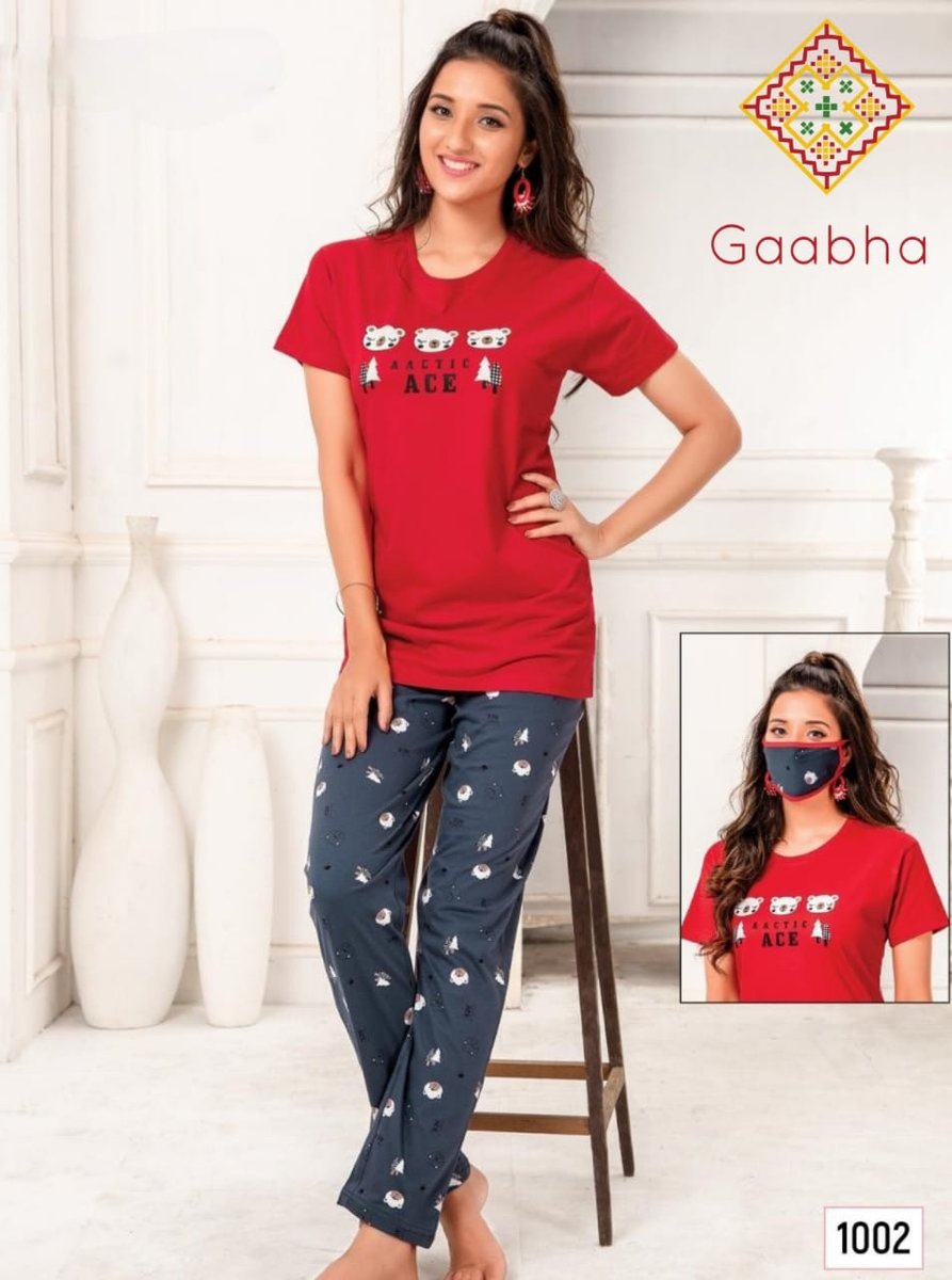 Gaabha Sweet Dream Vol-7 Night Wear Collection 1001-1010 Series 2