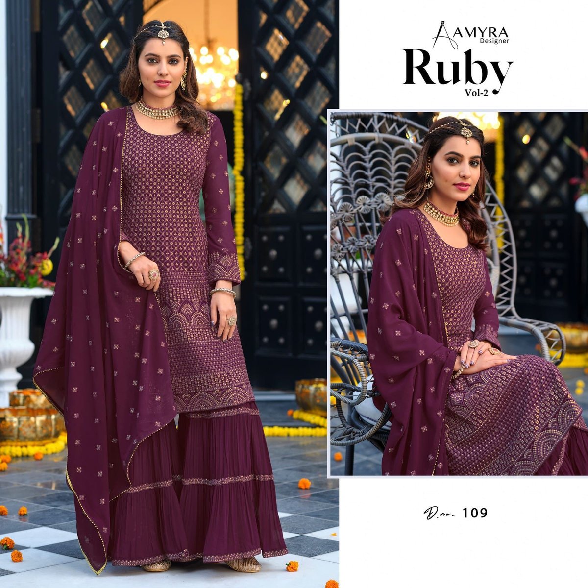 Aamyra Designer Ruby Vol-2 106-109 Series 4