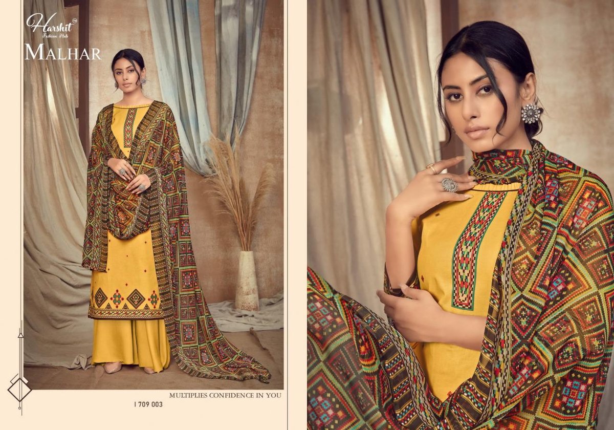 Harshit Fashion Malhar 1709-001 to 1709-010 Series 3