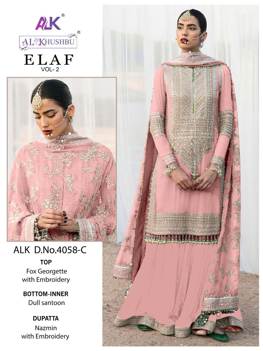 AL Khushbu Elaf  Vol-2 4058 Colors 3
