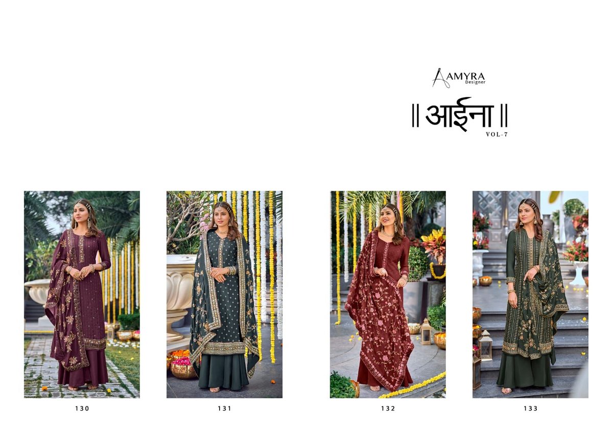 Amyra Designer Aaina Vol-7 130-133 Series 5