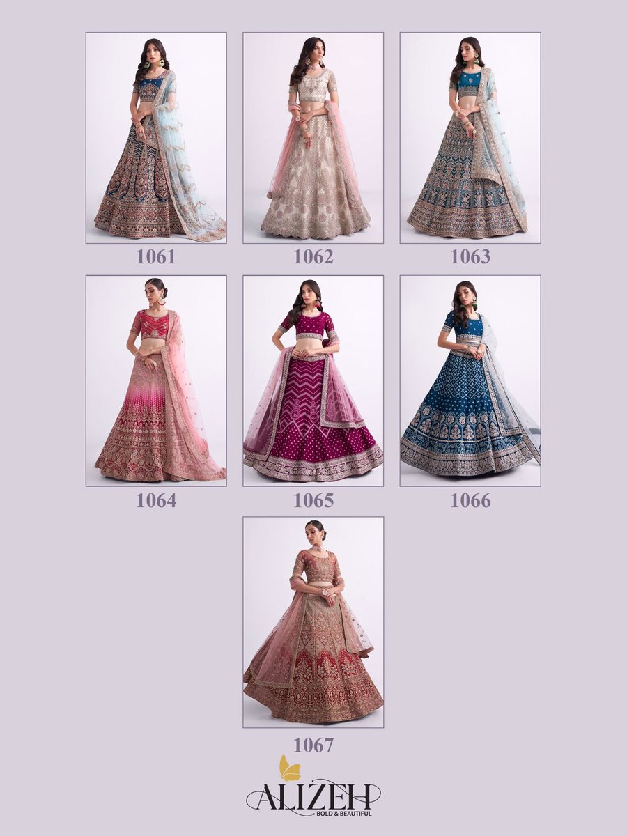 Alizeh Bridal Heritage Premium Vol-2 1061-1067 Series 8