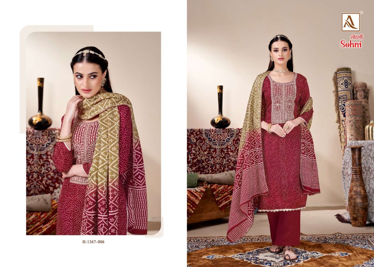 Alok Suit Sohni 1367-001 to 1367-008 Series 6