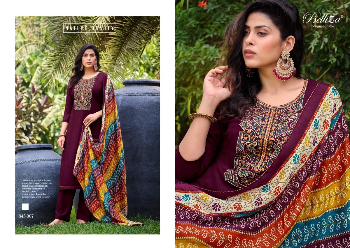 Belliza Designer Lovina 845-001 to 845-008 Series 7