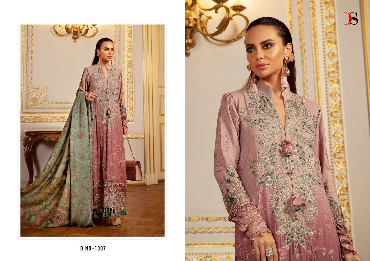 Deepsy Suits Mariab Premium Lawn Vol-21 1301-1308 Series 7