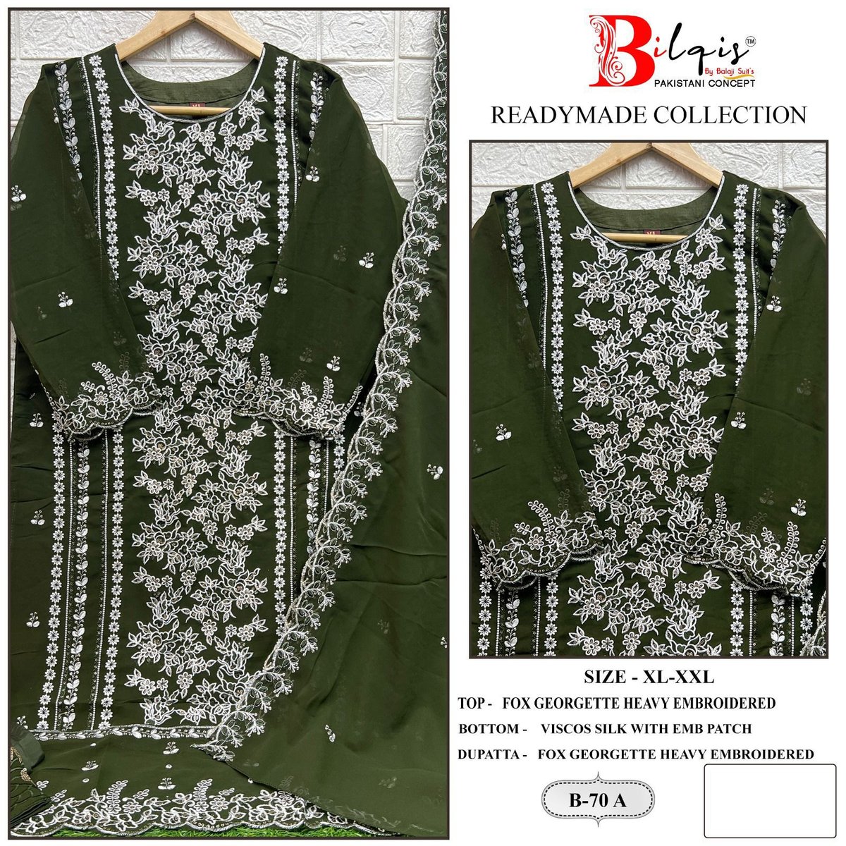 BILQIS READYMADE COLLECTION B-70-A TO B-70-D 1