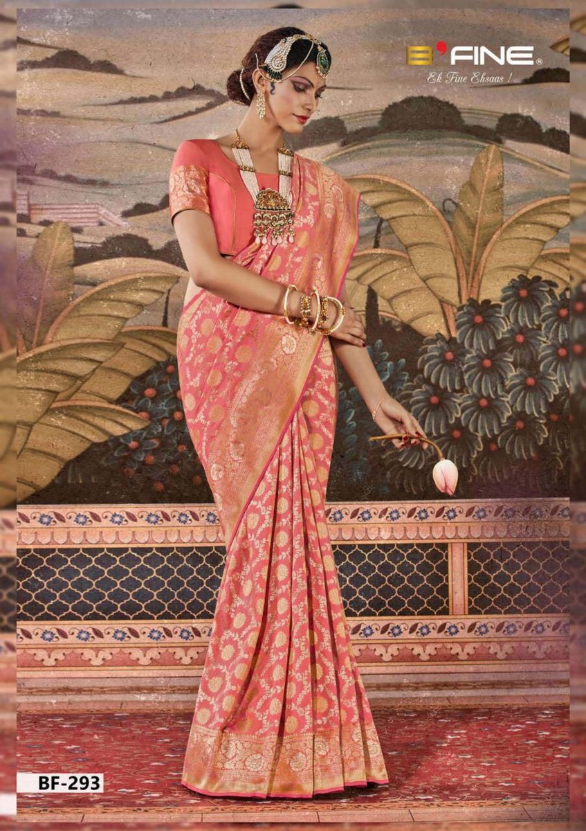 B Fine Saree Kalakari BF-281 to BF-300 Series 6
