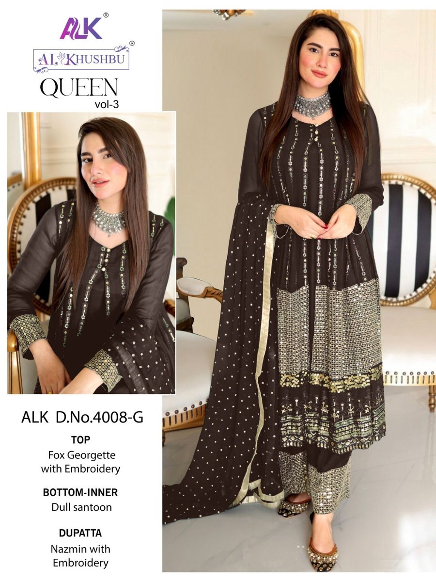 AL Khushbu Queen Vol-3 4008 Colors 3