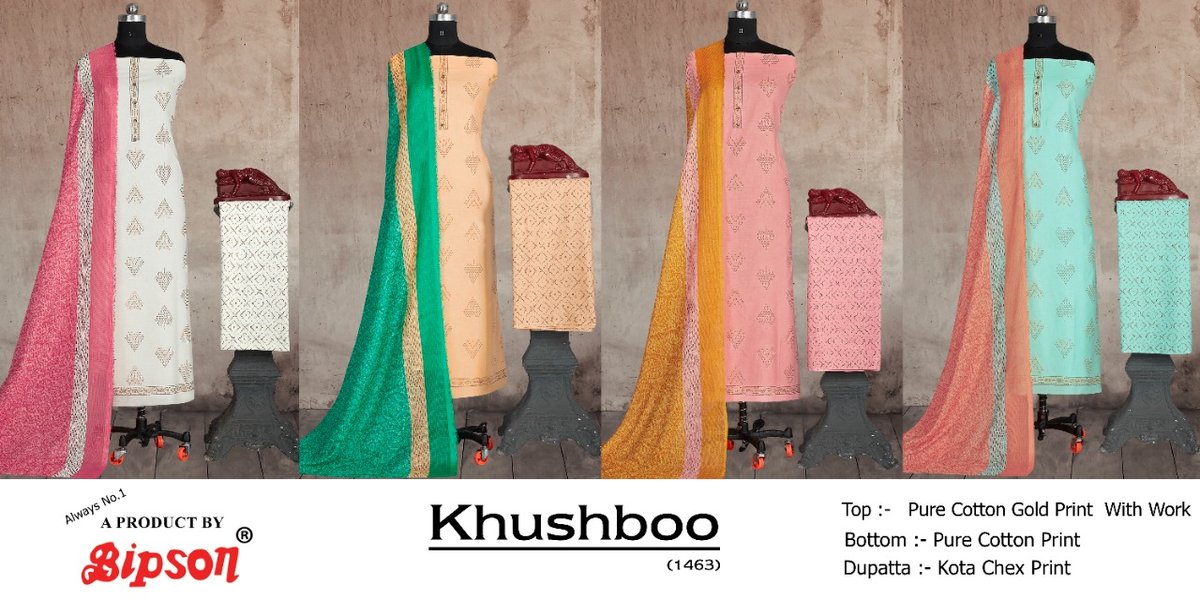 Bipson Prints Khushboo 1463 Colors 5