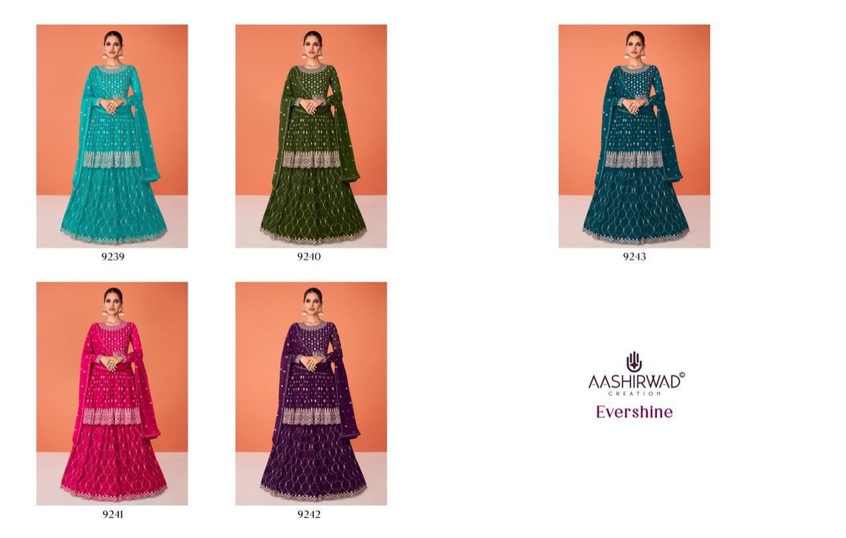 Aashirwad Creation Evershine 9239-9243 Series 6