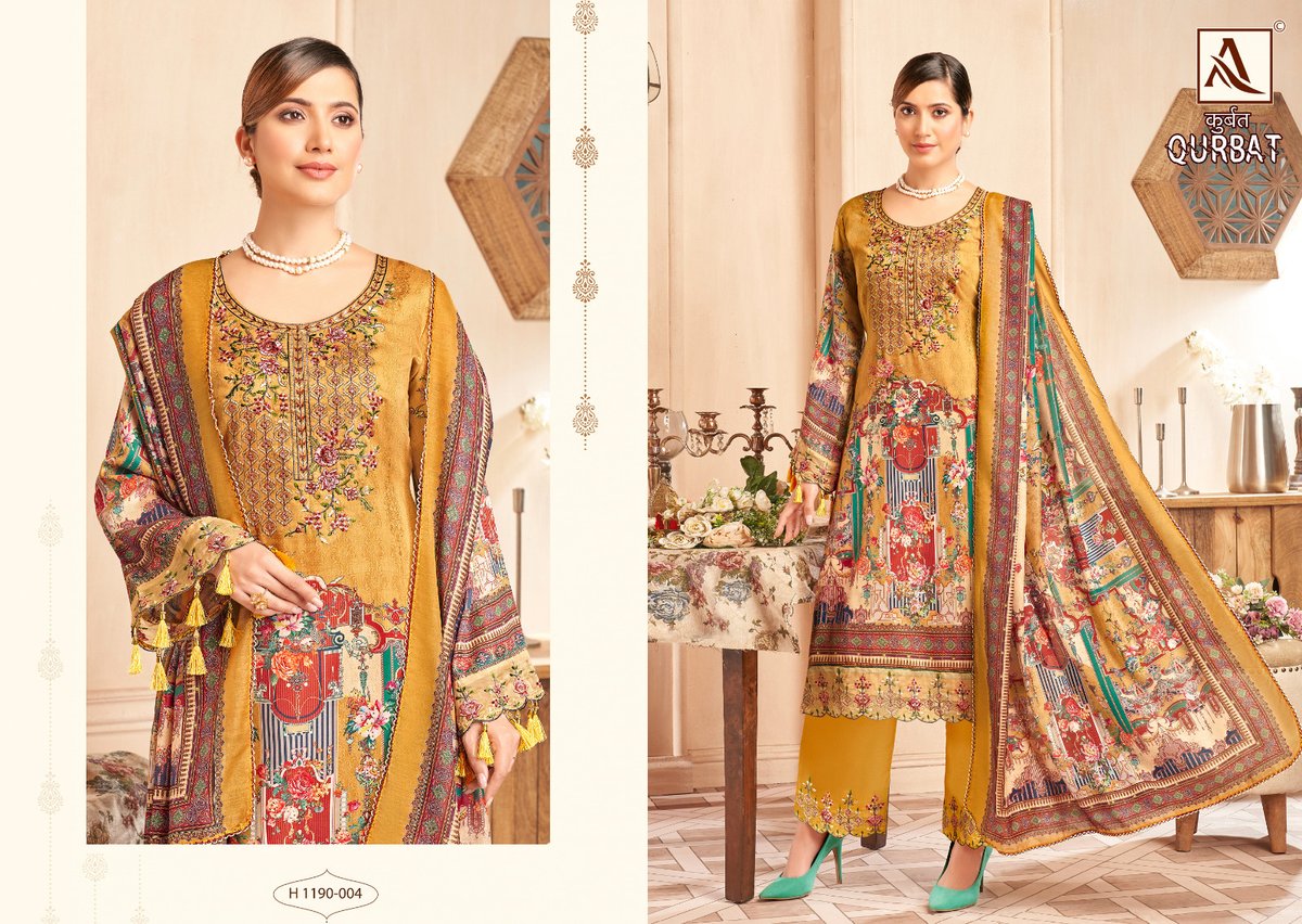 Alok Suit Qurbat Edition Vol-9 1190-001 to 1190-008 Series 3