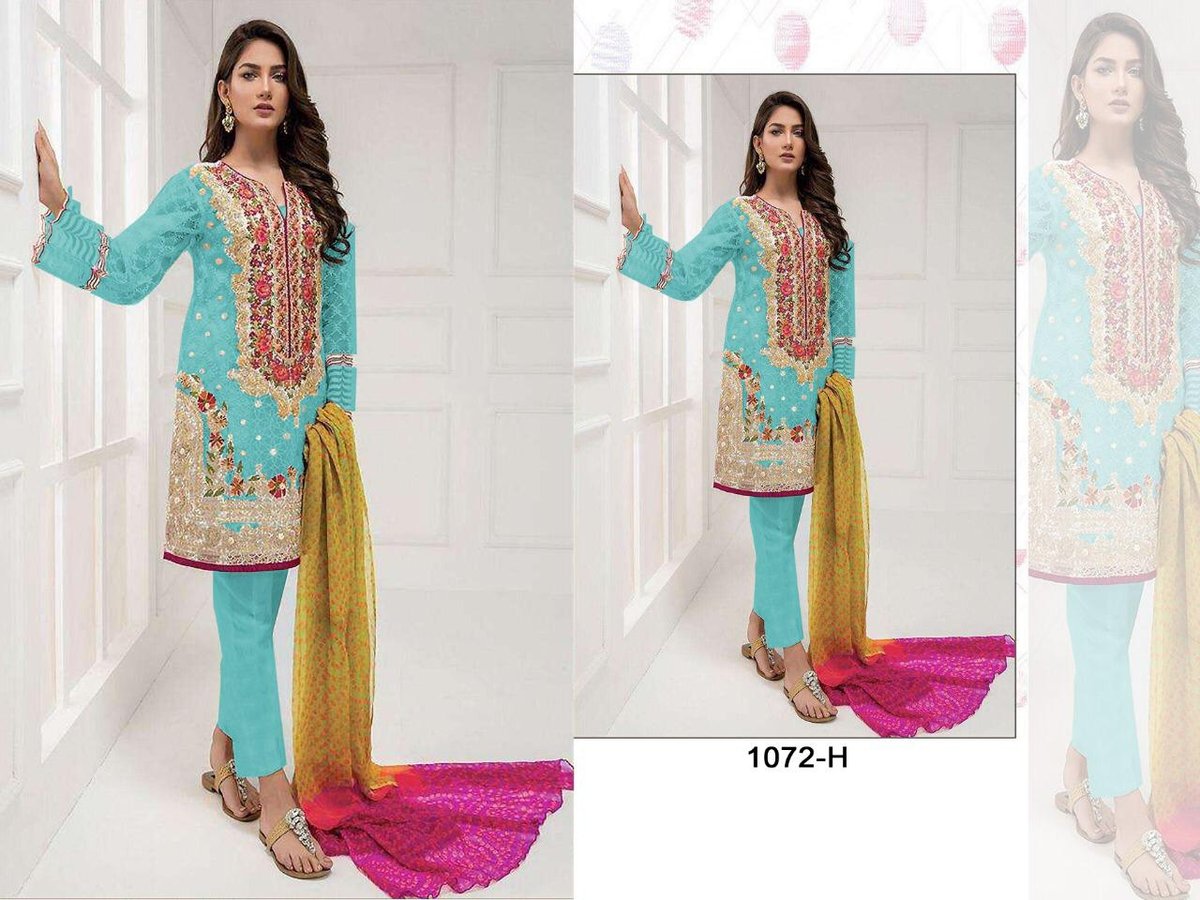 AGF 1072 Colors Pakistani Style Suits 3