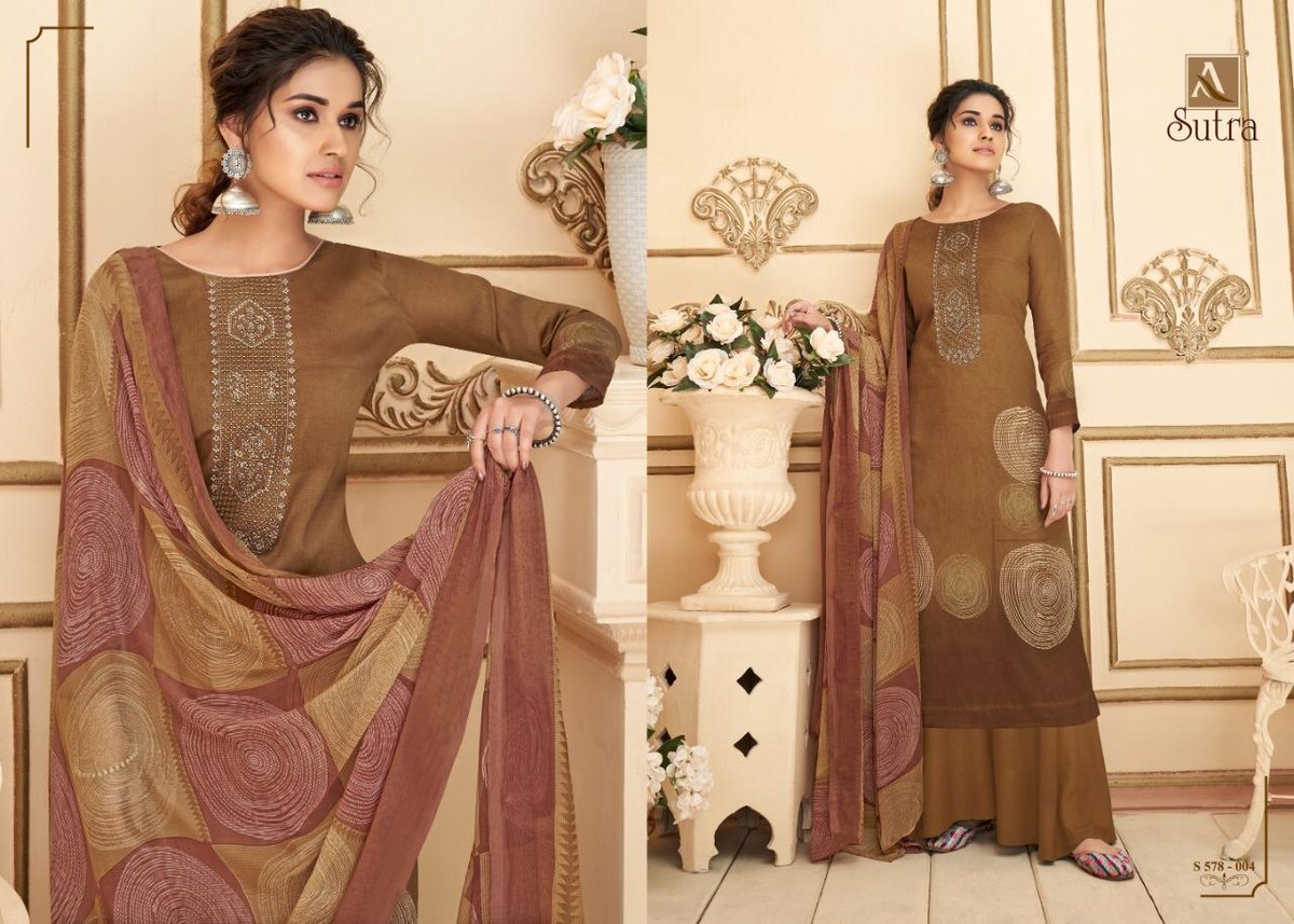 Alok Suits Sutra 578-001 to 578-010 Series 4