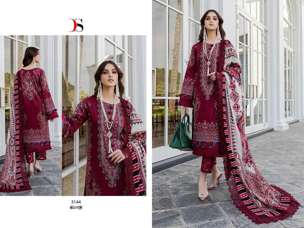 Deepsy Suit Firdous Urbane-23 Vol-2 3141-3148 Series 4