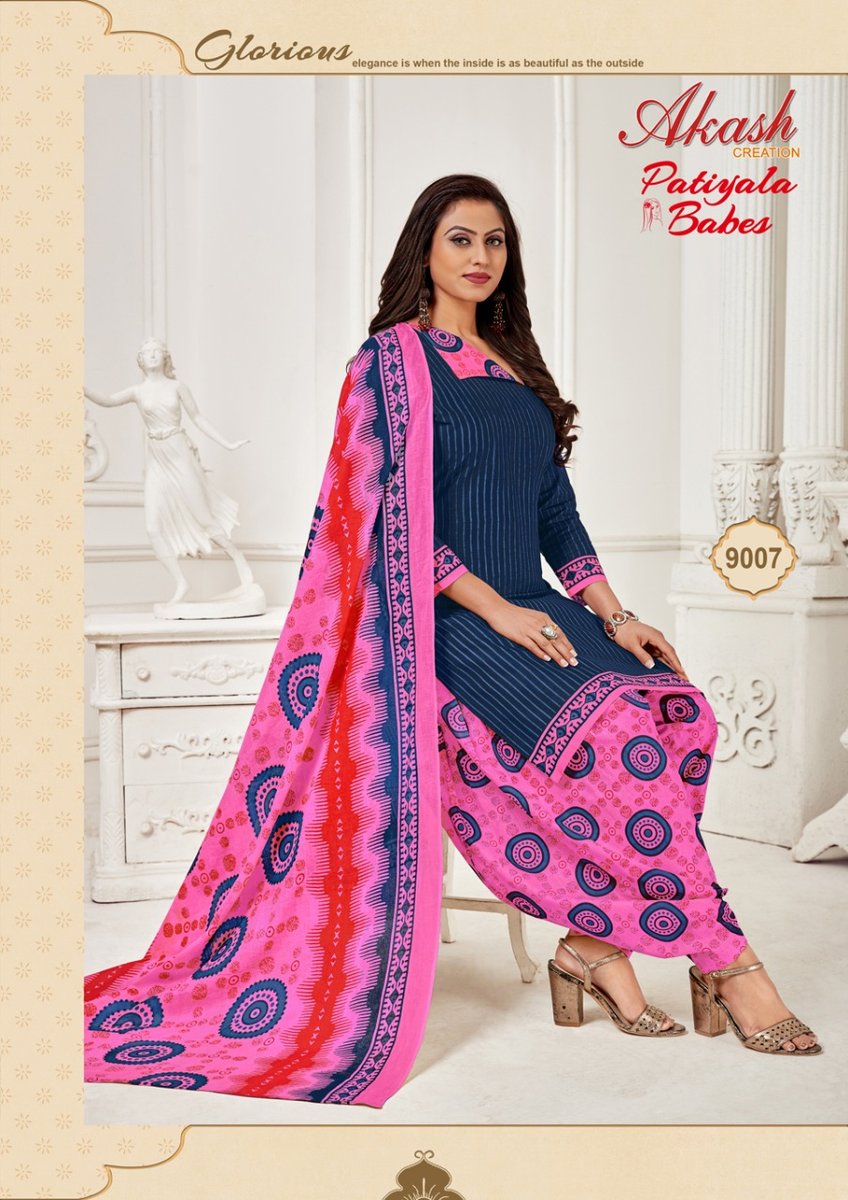 Akash Creation Patiyala Babes Vol-9 9001-9010 Series 7