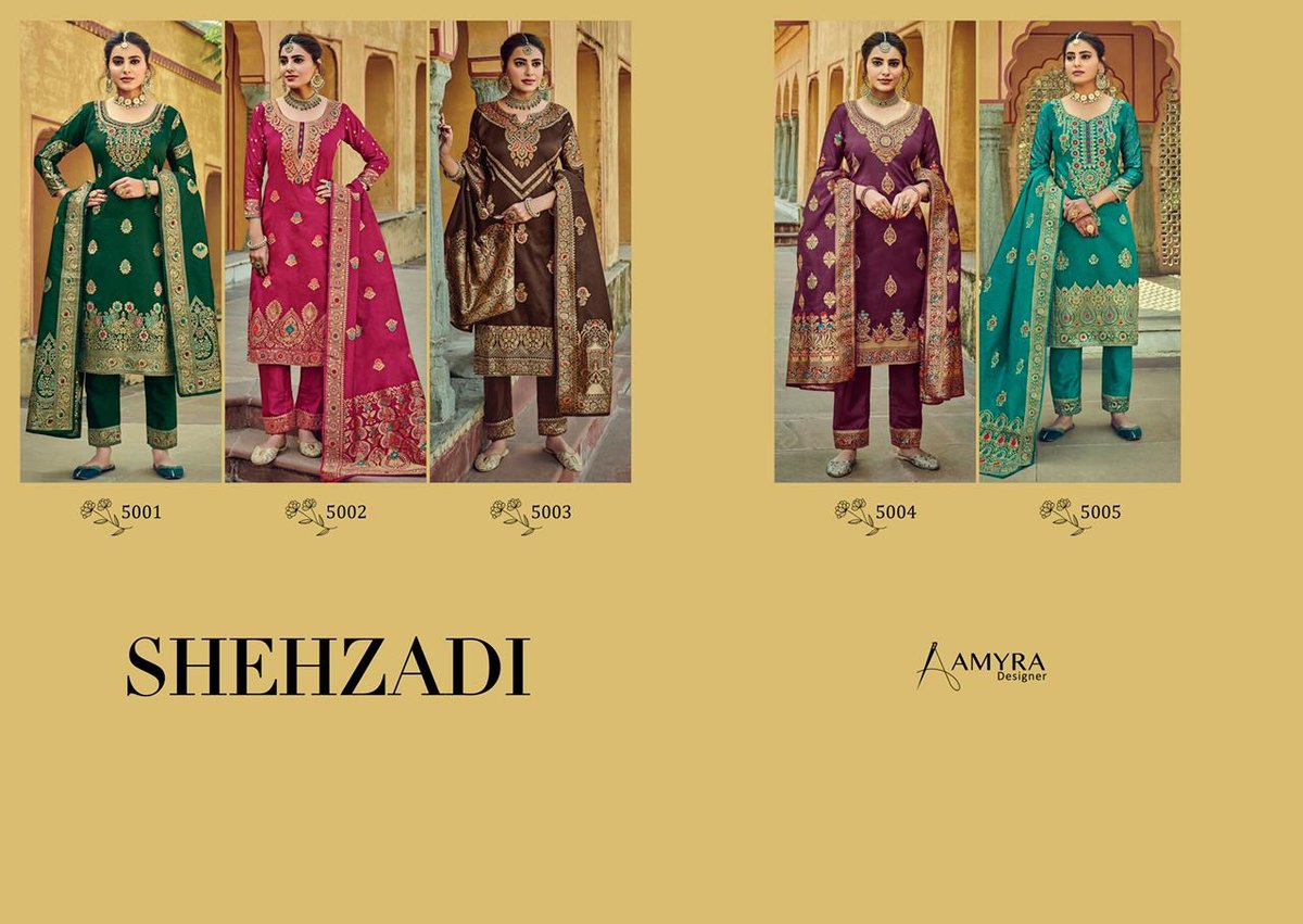 Aamyra Designer Shehzadi 5001-5005 Series 6