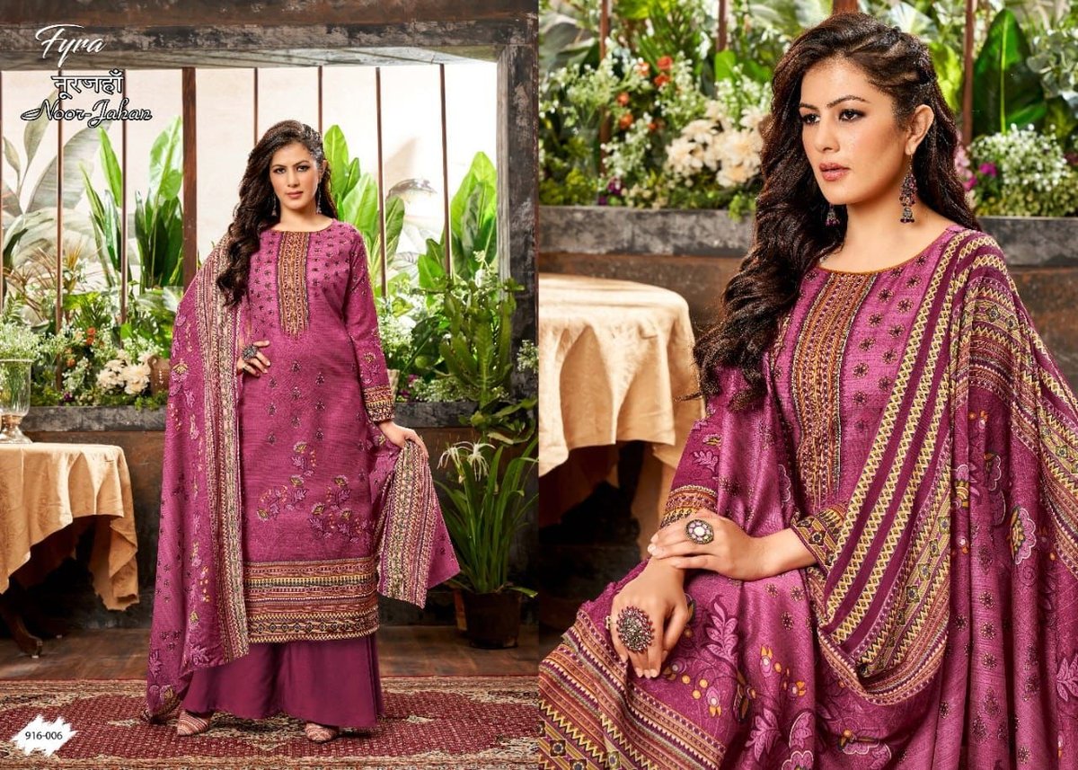 Alok Suits Fyra Noor Jahan 916-001 to 916-010 Series 6