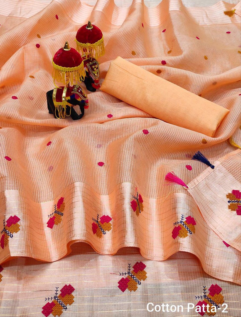 Cotton Patta Saree Parth Vol-2 Colors 3
