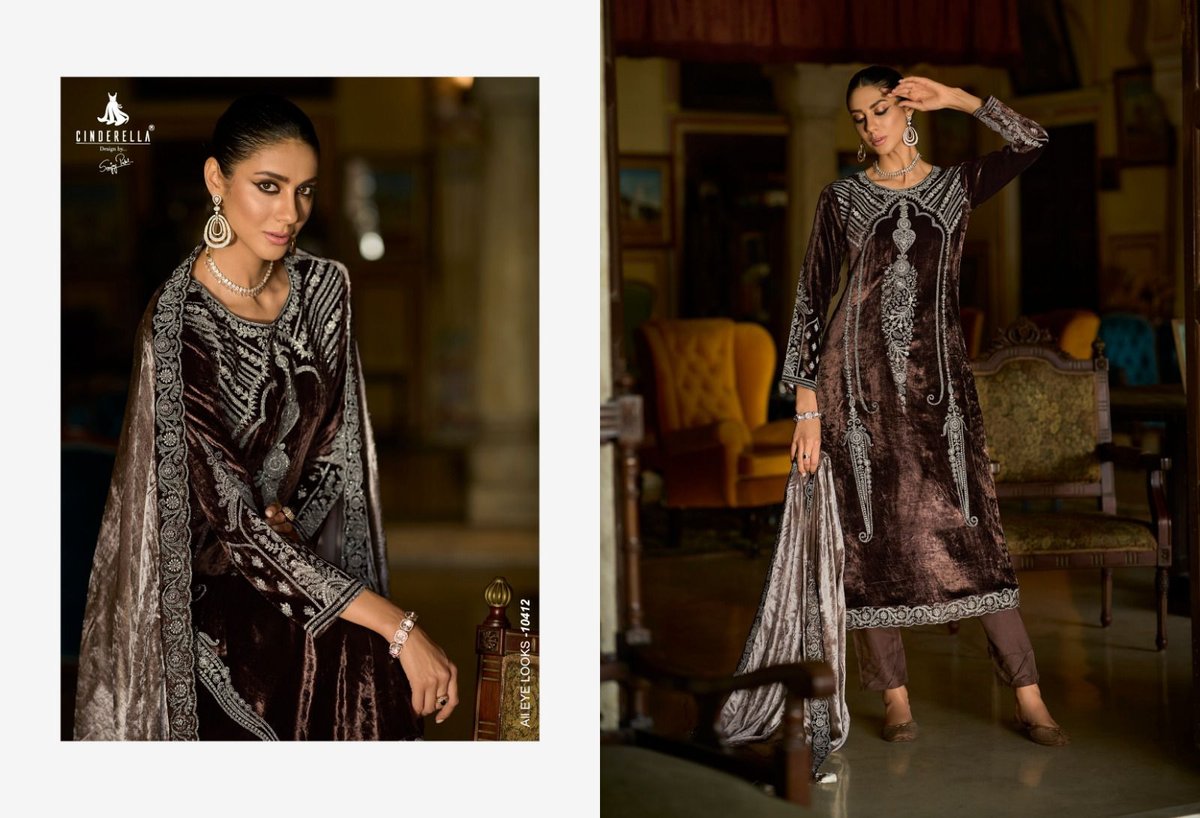 Cinderella Makhmal-E-Kahani 10405-10412 Series 8