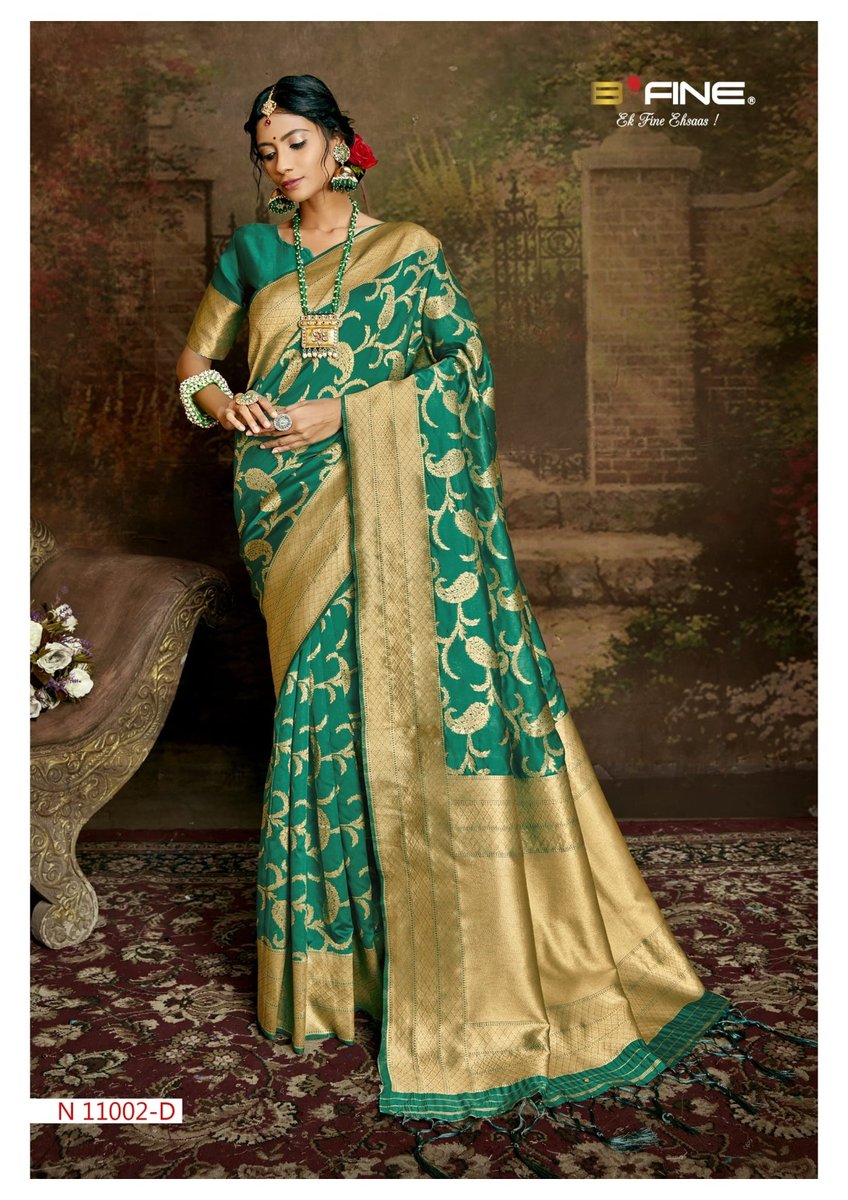 B Fine Saree All Time Hit Vol-2 11001-11005 Colors Series 8