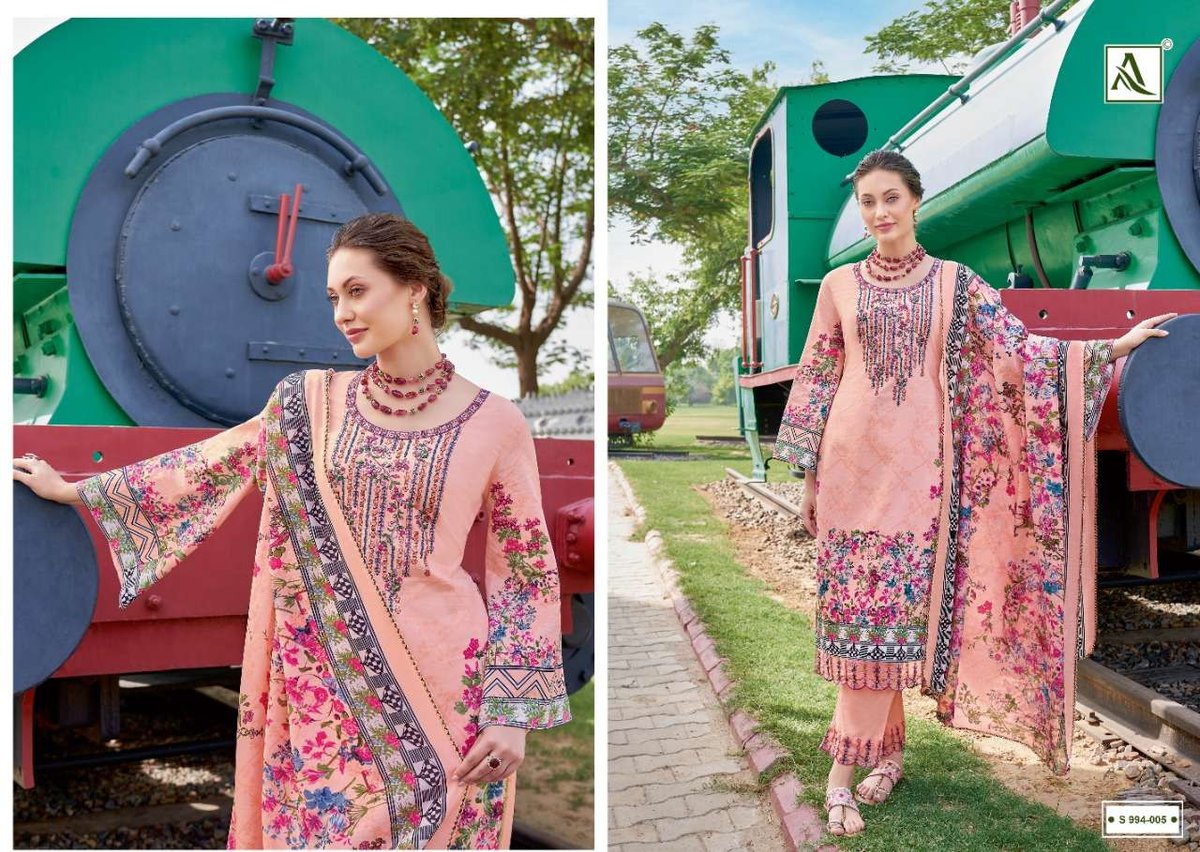 Alok Suit Qurbat Edition Vol-5 994-001 to 994-008 Series 5