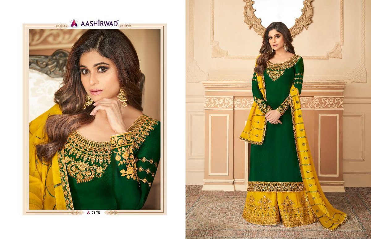 Aashirwad Creation Gulkand Damini 7178-7183 Series 1