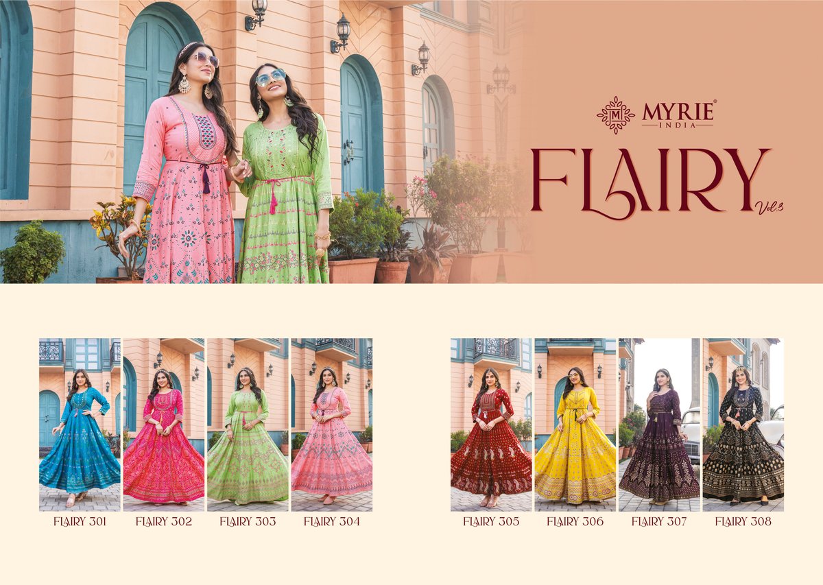Mayree India Flairy Vol-3 301-308 Series 9