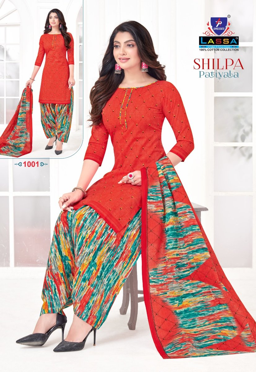 Arihant Cotton Shilpa Patiyala 1001-1010  Series 1