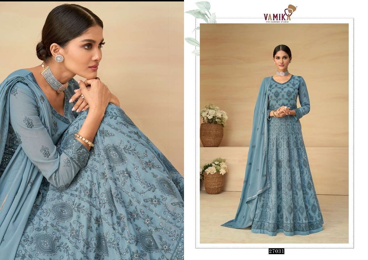 Vamika Fashion Rehanna Vol-7 27031-27035 Series 1